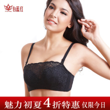 抹胸式文胸 黑色新款加厚聚拢日系 内衣文胸 少女小胸性感