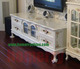 白色手绘家具欧式家具-TC1201白色手绘电视柜