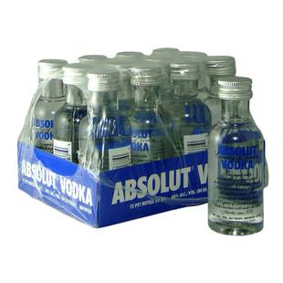  【洋酒】酒伴ABSOLUT VODKA瑞典绝对原味伏特加酒版(塑胶瓶)