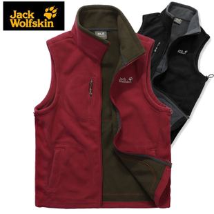  秋冬德国狼爪爆款专柜正品新款男士纯棉休闲背心保暖抓绒马甲