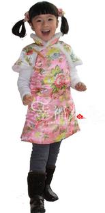 童装儿童旗袍唐装女童唐装冬装花样女孩棉裙厚