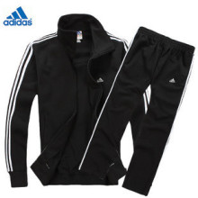 阿迪达斯专柜正品 adidas男士运动套装 纯棉休闲运动装运动服