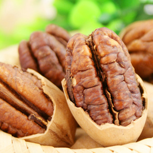  食人谷奶香碧根果328g长寿果美国山核桃罐装12新货