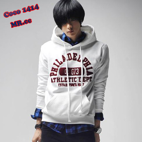抓绒<em>卫衣</em>,2010最新品 时尚经典 刺绣修身韩版男