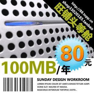 旺铺头等舱图片储存空间多线,稳定,高速★100MB/年 80元