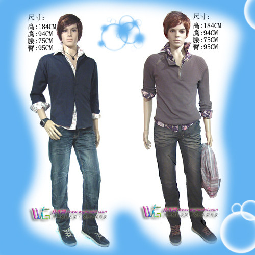 全身男模特 服装塑料模特送底座 新款正品吉娅男装模特 广东包邮