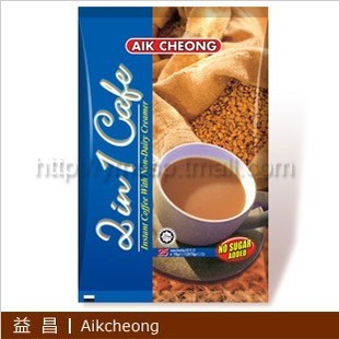  马来原装进口益昌老街即溶无糖二合一咖啡 375g 特价促销