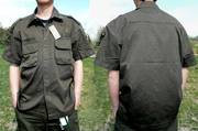 户外军迷休闲军绿101空降师衬衫短袖，半袖夏装衬衣男士夏季外套