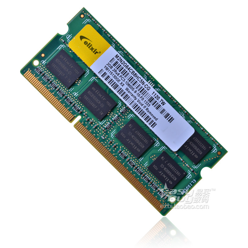 <span class=H>南亚易胜</span> elixir DDR3 1333 2G 笔记本内存条 三代 内存