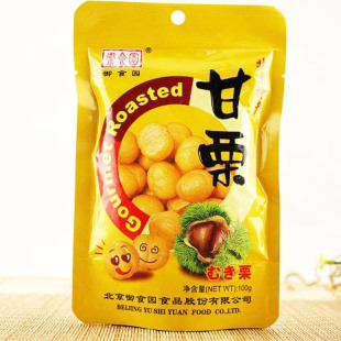 一淘专享价 北京特产御食园 甘栗仁栗子仁100g克板栗 6袋包邮