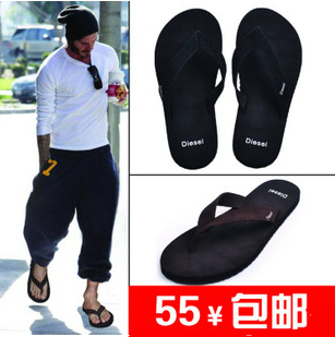  特价 夏季潮拖 新款牛皮男士人字拖鞋 凉拖鞋沙滩鞋大码托45 软底
