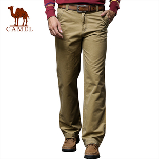  camel 骆驼 男款 时尚休闲 水洗休闲裤 春季新品 2S13005