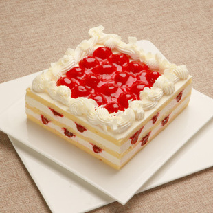  五度蛋糕 生日蛋糕 甜心樱桃  新鲜奶油 北京预定5环内88折 包邮