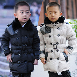  不朽的英伦传奇 新款男童羽绒服/儿童羽绒服风衣款 反季特价