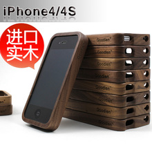 正品 iPhone4 4S 木质 保护壳 手机套 外壳 木壳 手机壳 苹果4代