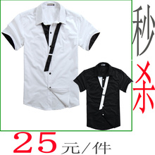 ZM28 Dior 迪奥 时尚休闲 修身衬衫 清仓价 短袖衬衫 短袖 衬衫
