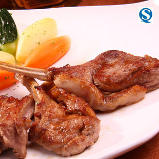  壹佰克内蒙古优质原味法式羊排 500g西餐法式羊排 羊肉 新鲜
