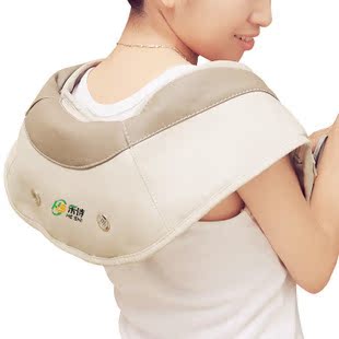  禾诗正品肩颈捶打按摩披肩 颈椎按摩器 颈部 腰部肩部颈肩乐包邮