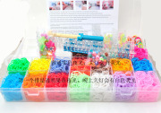 彩虹织机rainbow loom 原版编织器套装 diy玩具礼物夜光皮筋