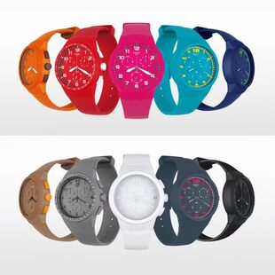  swatch斯沃琪多功能男表 女表 情侣手表 彩塑系列SUSB400正品