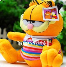 正版加菲猫咖啡猫毛绒玩具公仔坐姿趴姿站姿情人节生日礼物布娃娃