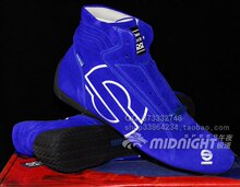 正品Sparco Slalom SL 3 FIA认证防火赛车鞋Sparco赛车鞋 蓝色