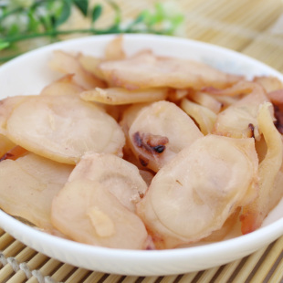  特价零食品心连心果木熏烤鱿鱼片鱿鱼足片/ 200g