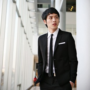  春装西装 男士西服韩版修身商务休闲结婚婚礼礼服 上衣正装 面试