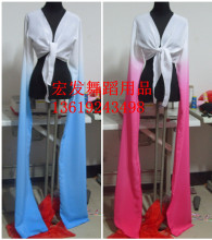 古典藏族舞蹈水袖*渐变过渡色连体水袖*京剧水袖*练习水袖