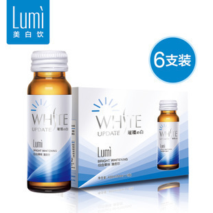  买4送1盒 lumi美白饮果味胶原蛋白美白饮6支 美白去暗黄 北京现货