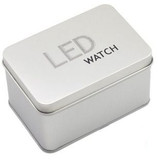 【朝物凝集】LED WATCH 高级手表盒子 手表铁盒 长方体金属礼品盒