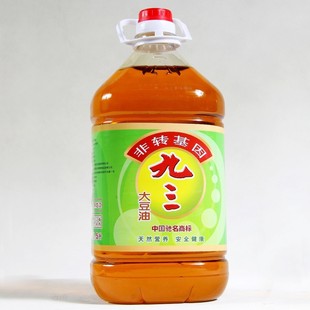 九三豆油 北大荒特产大豆 非转基因三级食用油 4件免佳吉物流费5L