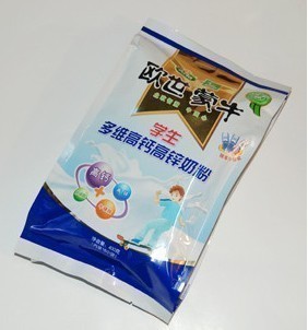 欧世蒙牛学生多维高钙奶粉400克袋装 2012年