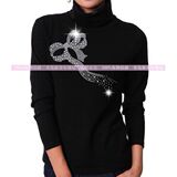 本期特价  特级水钻DIY  飘逸蝴蝶结烫钻烫图  D862#