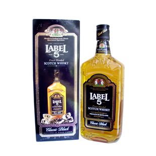 洋酒/雷堡五星精美混合苏格兰威士忌/LABEL 5 WHISKY/苏格兰原装