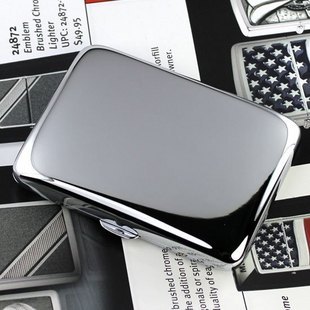 Stainless steel ultrathin Cigarette case two sides Stainless steel cigarette case originality lady Perfume box Smoke clipin the ZIPPO/Swiss Army Knife/Glasses , Smoking , Cigarette case category - from Buy2taobao.com to provide professional Taobao agent buy service