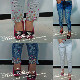 Star gem color Style gripping hand nail drill nine feet heavy jeans