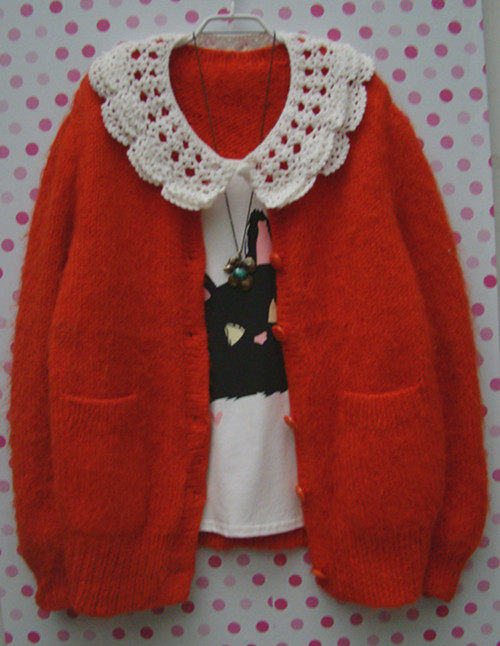 【多图】<em>粗线开衫毛衣</em>外套 - <em>粗线开衫毛衣</em>外套