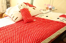 出口日本正版限量Sanrio50年hello kitty 床罩 床单 2尺寸选