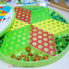 正品星球 跳棋弹子跳棋 飞行棋 两用棋 4031 益智棋 热卖