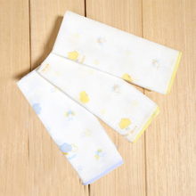 皇家宝贝 吸汗巾 印花纱布手帕3入(30*30cm)