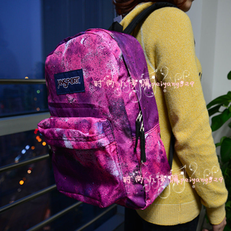 时尚家 <em>JanSport</em>杰斯伯男包<em>女包</em>星空双肩包学