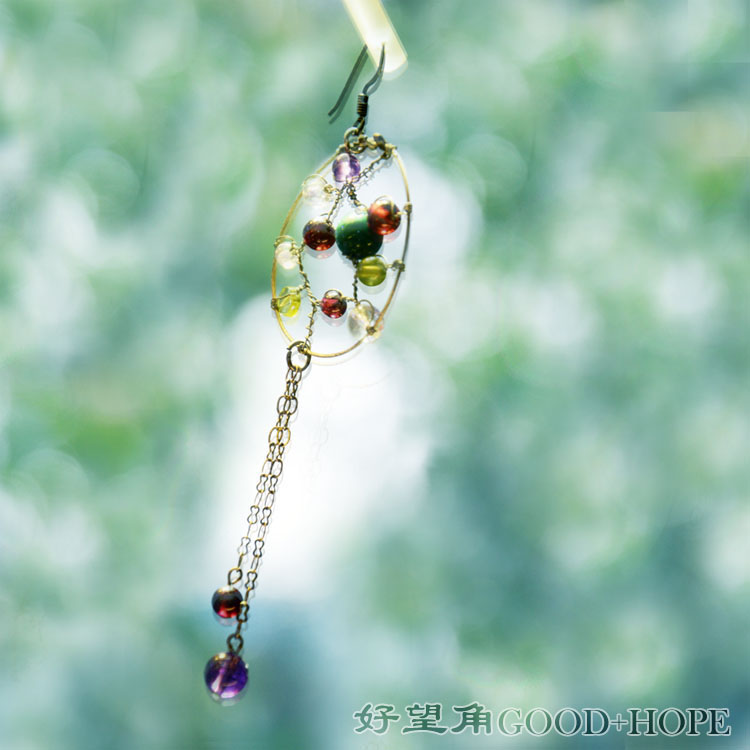 Cape of Good Hope crystal Dreamcatcher Earrings personality Retro Aesthetic Original design Hand made Special Offerin the Accessories/Fashion Jewelry, Earring , Earring category - from Buy2taobao.com to provide professional Taobao agent buy service