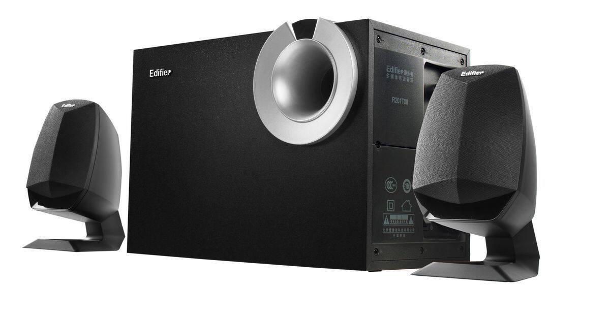 官方正品 漫步者R201T08 电脑音箱 木质2.1低音炮 多媒体音响音箱