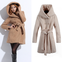 正品<span class=H>2010</span><span class=H>秋</span>冬女装<span class=H>新</span>品质<span class=H>韩</span>版<span class=H>外套</span>大帽子中长款圈圈羊毛毛呢子大衣