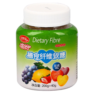  可芭乐  缤纷膳食纤维软糖 240g 补充膳食纤维