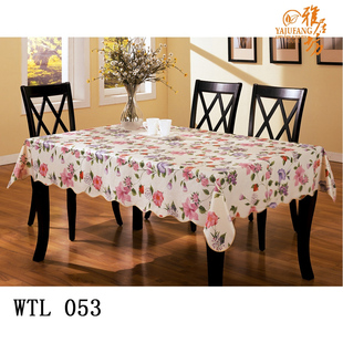 Agile workshop cleaning-free heat-resistant waterproof garden PVC table cloth tablecloth table cloth tablecloth tablecloth WTL053