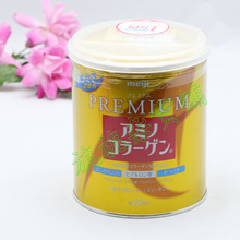 12年新版日本原装MEIJI/明治金罐装胶原蛋白粉透明质酸玻尿酸Q10