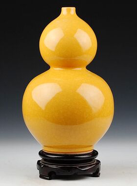 仿古风官窑冰片裂纹釉鱼尾陶瓷器