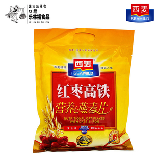  西麦 红枣高铁营养燕麦片700g 20小袋 实惠看得见